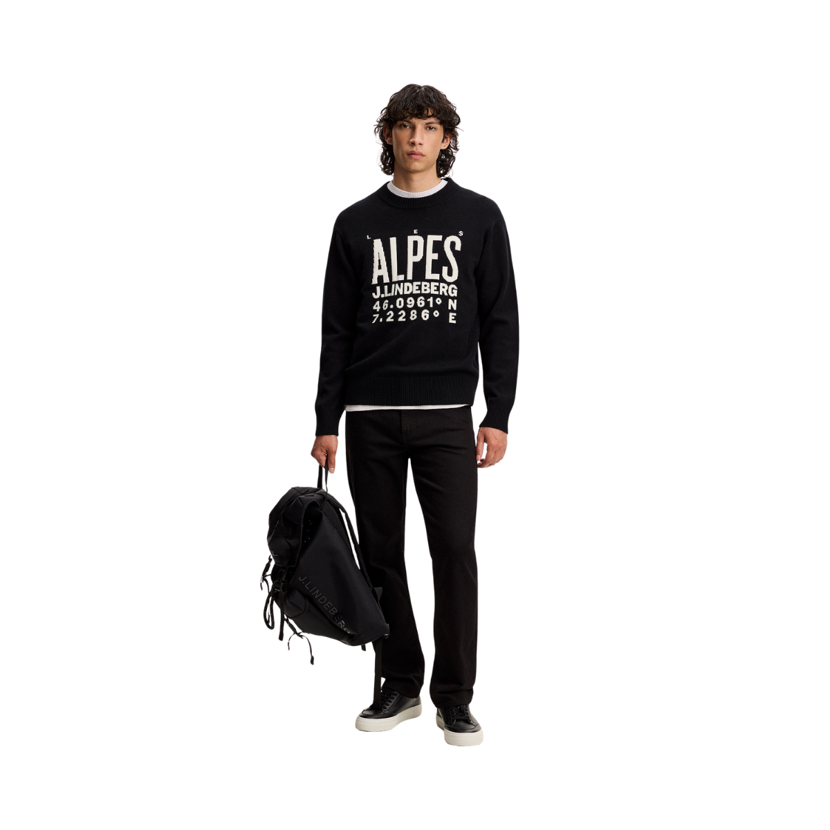 WILLIAM KNITTED SWEATER - Black