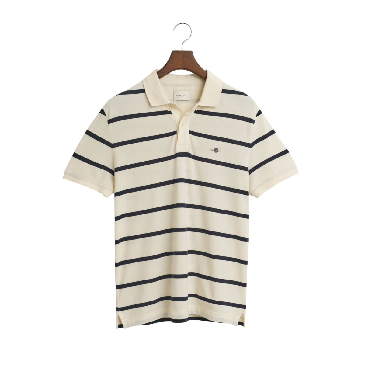 Striped Polo - 130 Cream