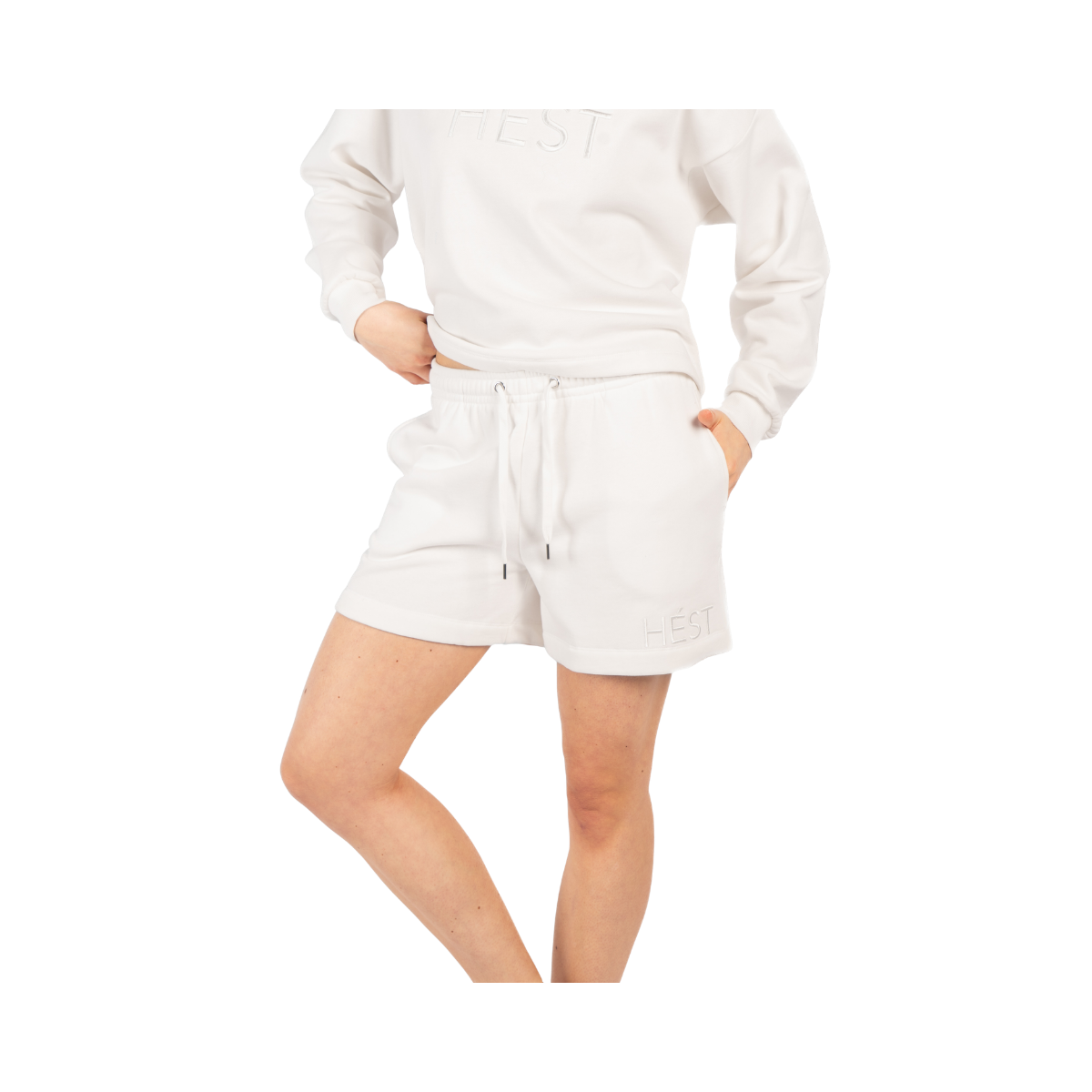 Gabriela Shorts - White Alyssum