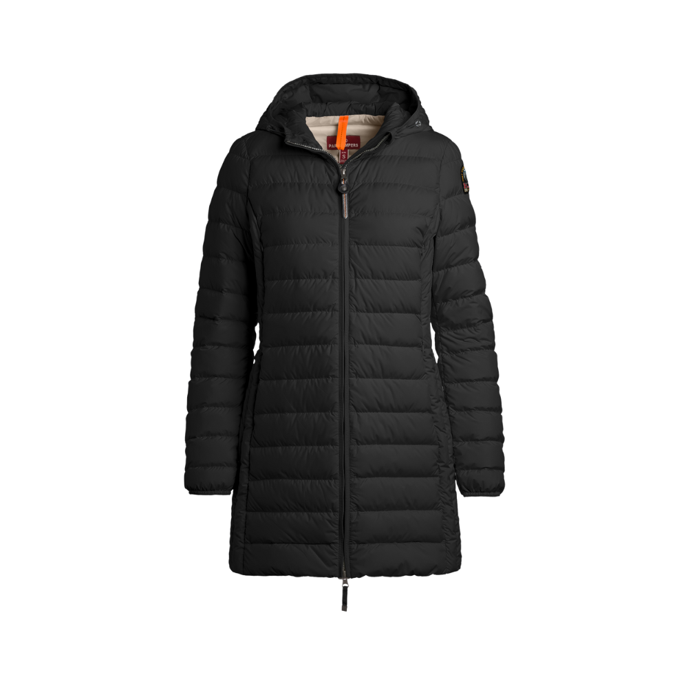 Irene Hooded Down Jacket - Black