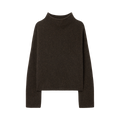Mika Yak Funnelneck Sweater - 0276 Dark Khaki Green