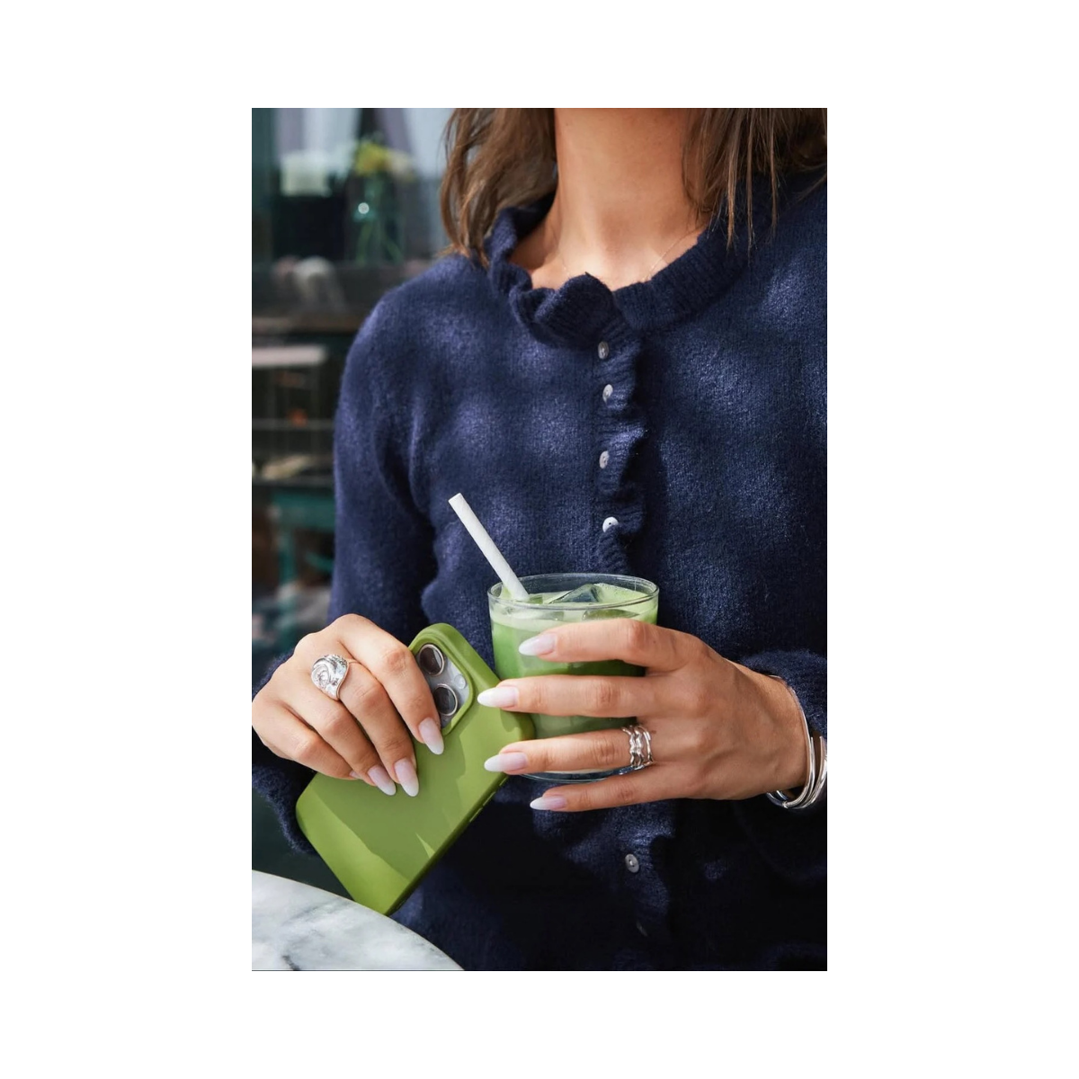 Elowen Knit Blouse - 141 Navy