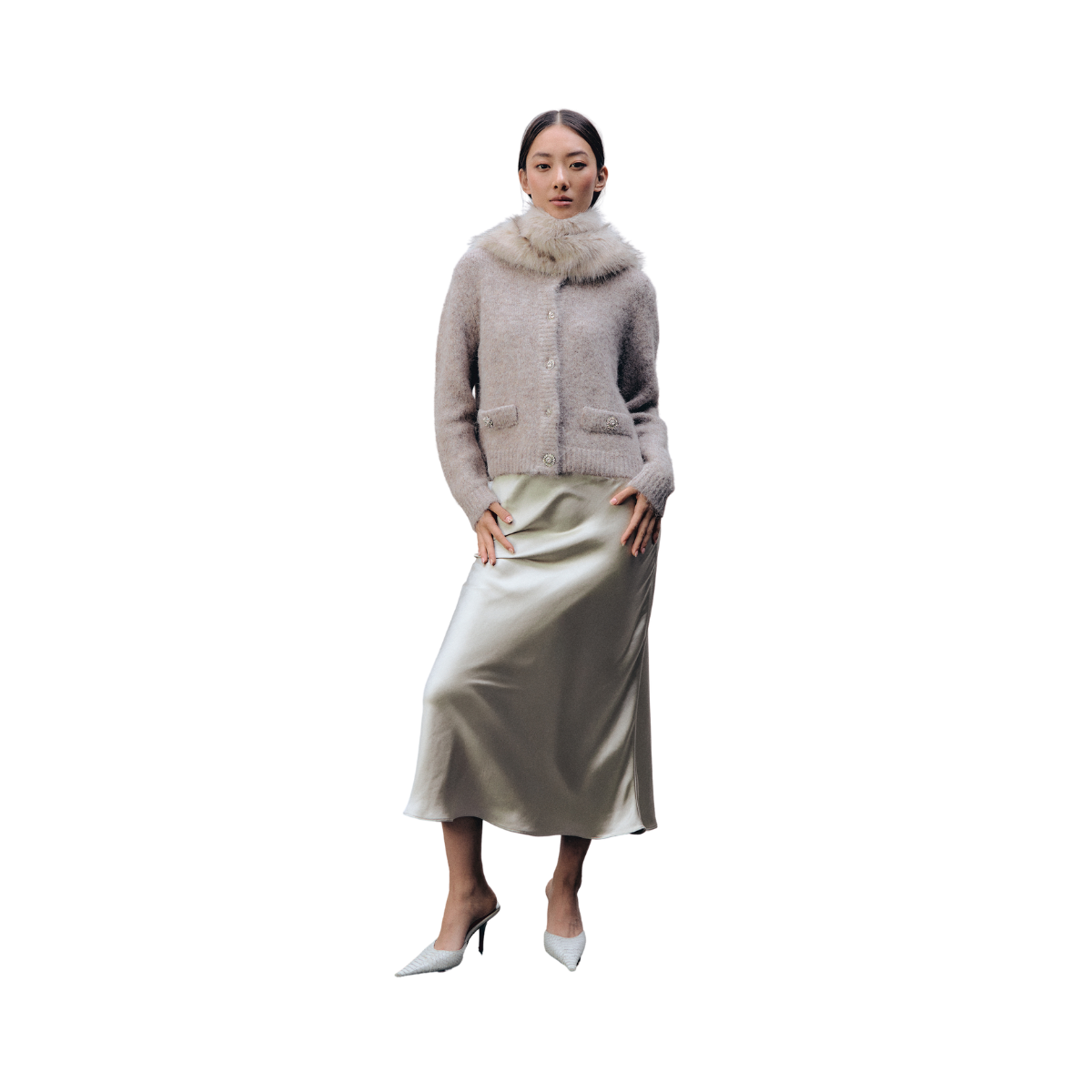 Kristin Cardigan - Soft Beige