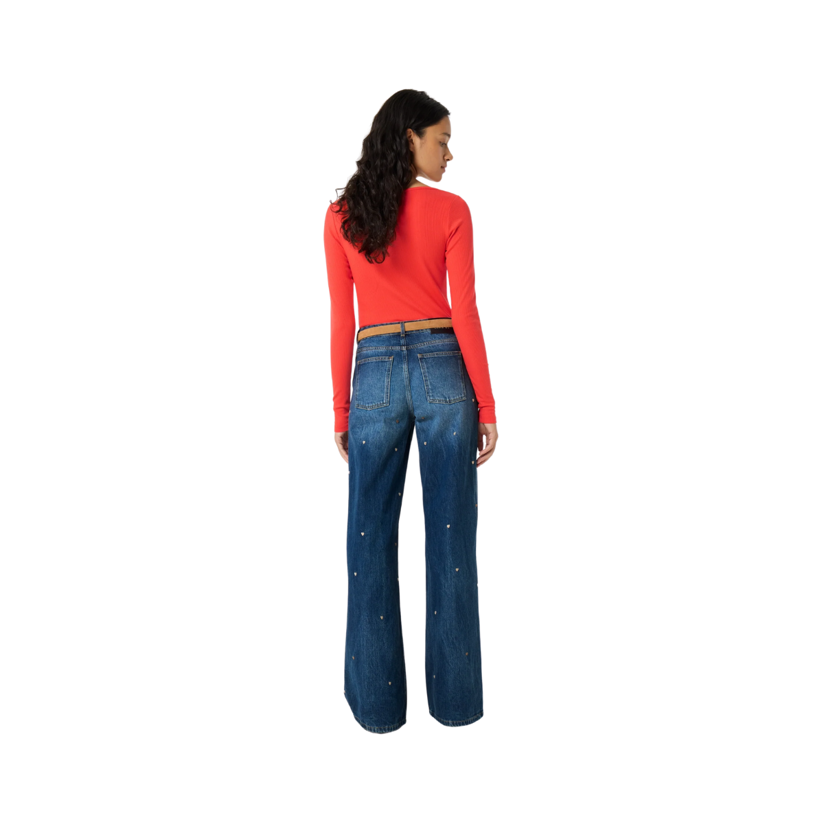 Thea Wide Leg Jeans - Mid Blue