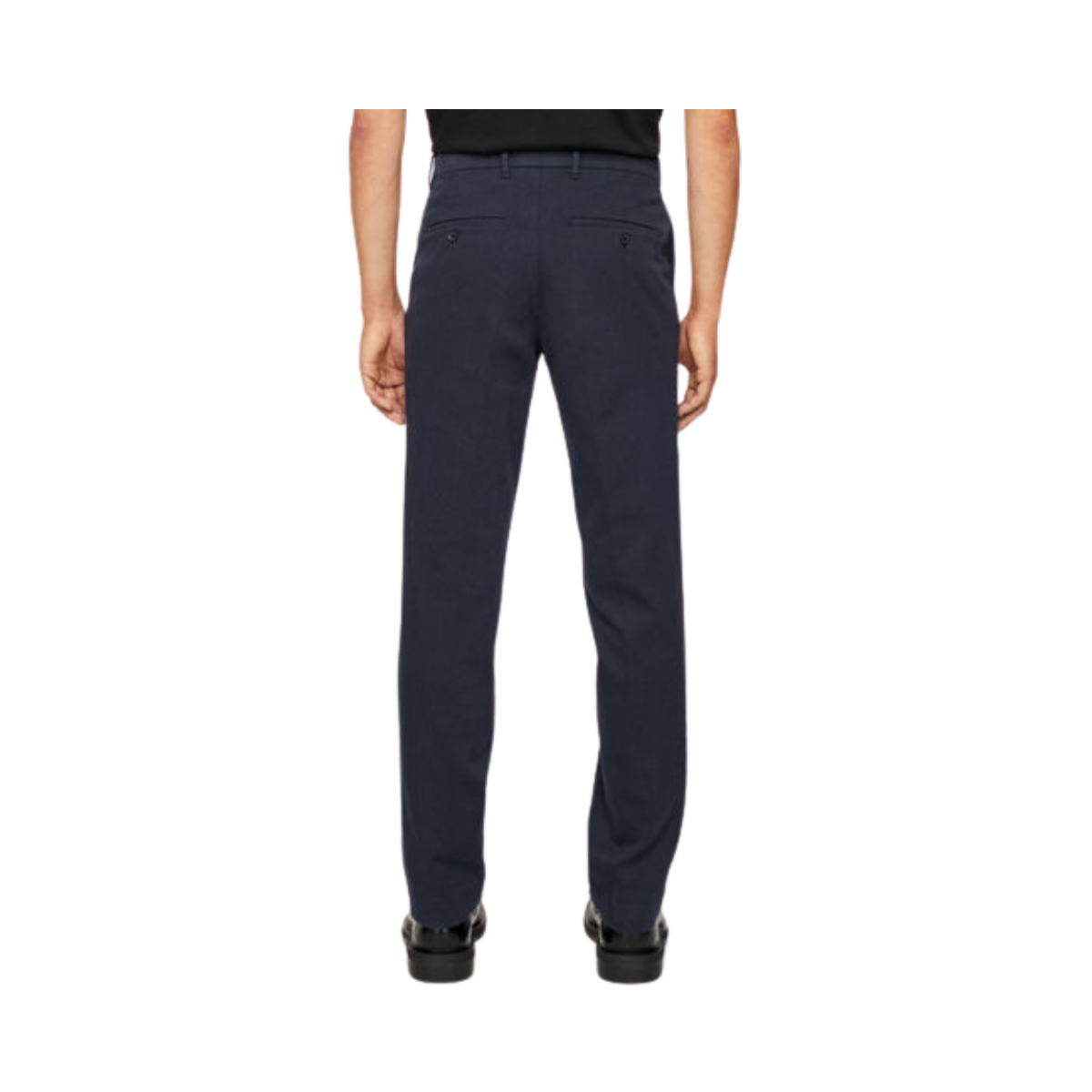 Lois C Flannel Twill Pants - Navy