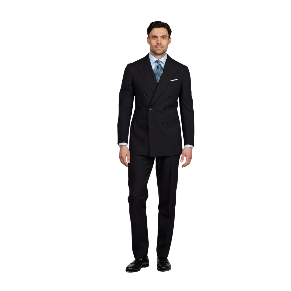 Slimline C75 RM cuff - Light Blue Stripe