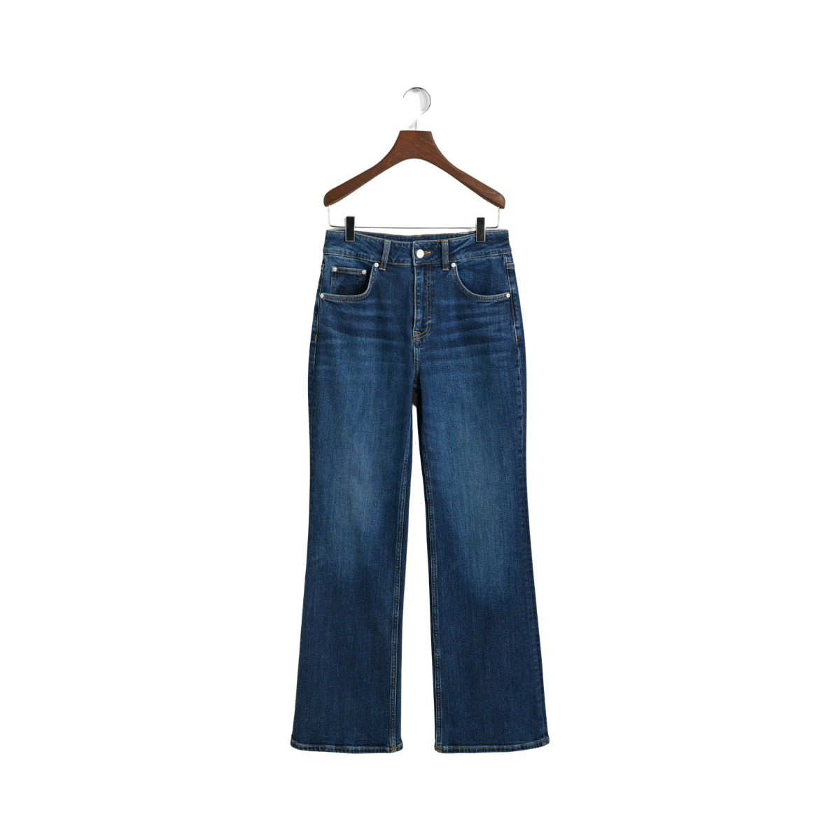 SLIM FLARE JEANS - Blue