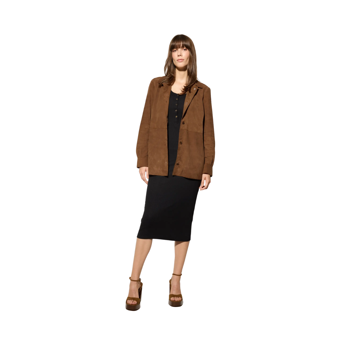 Luis Shirt Jacket - Walnut