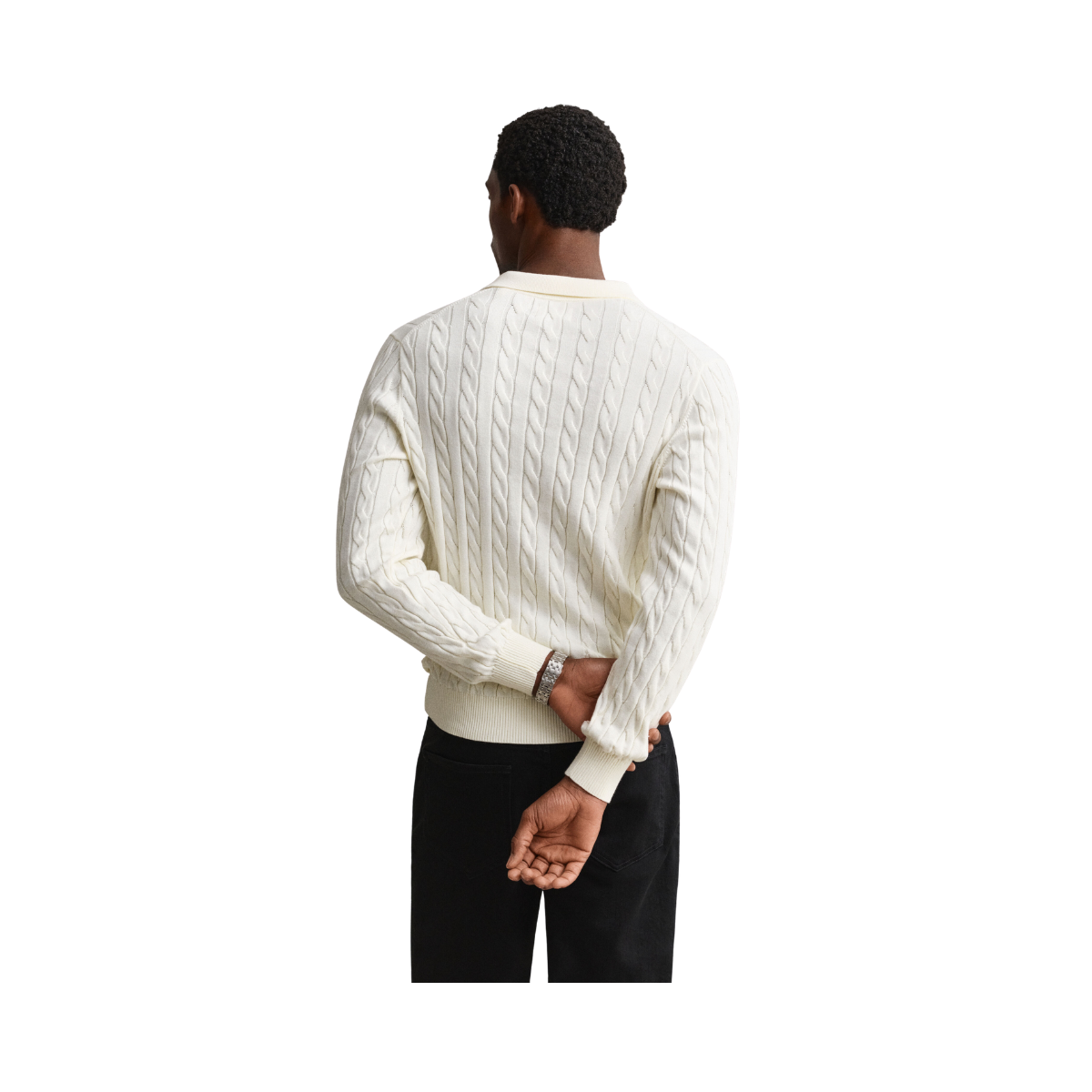 Classic Cable Knit Sweater - Cream