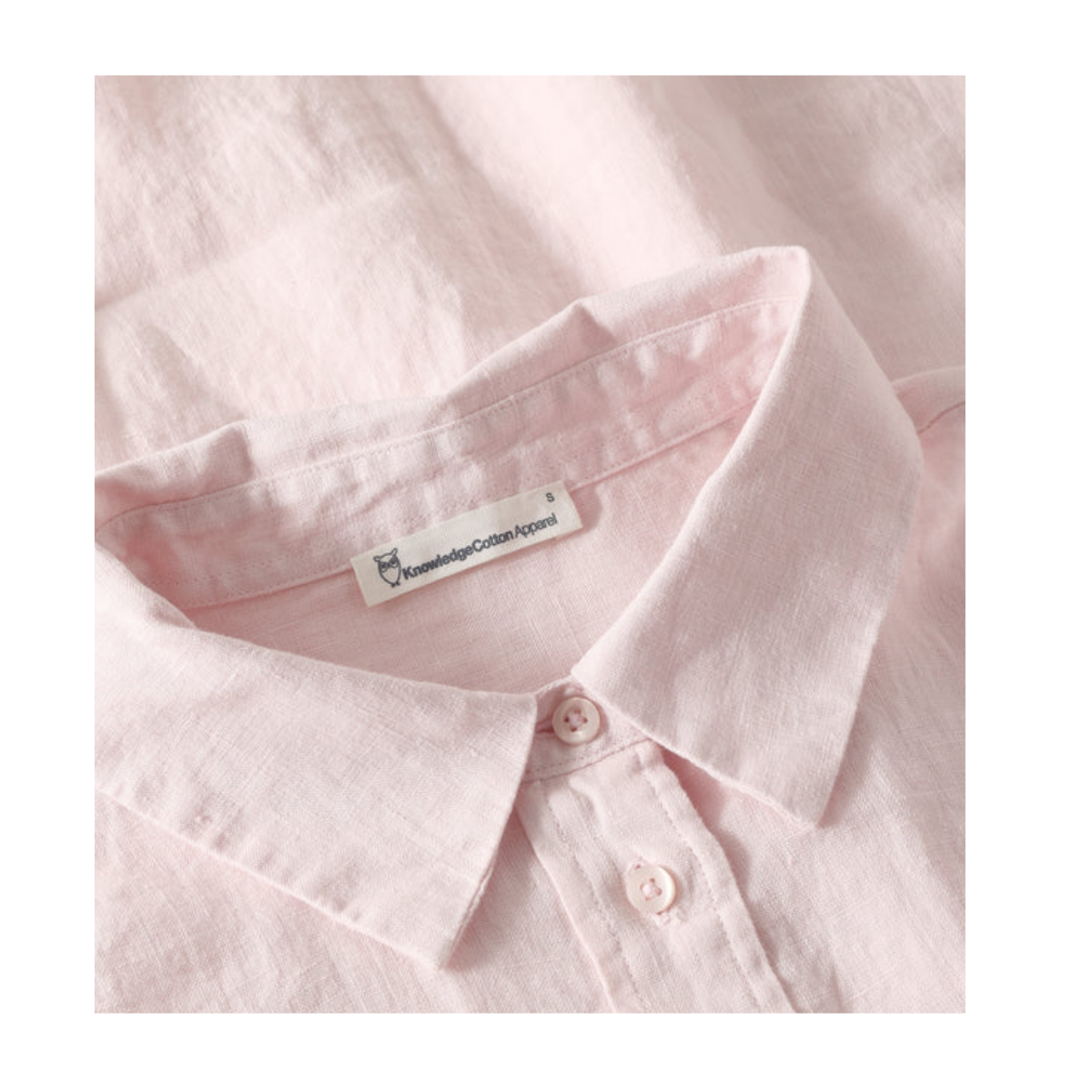 Loose Linen Shirt - Pink