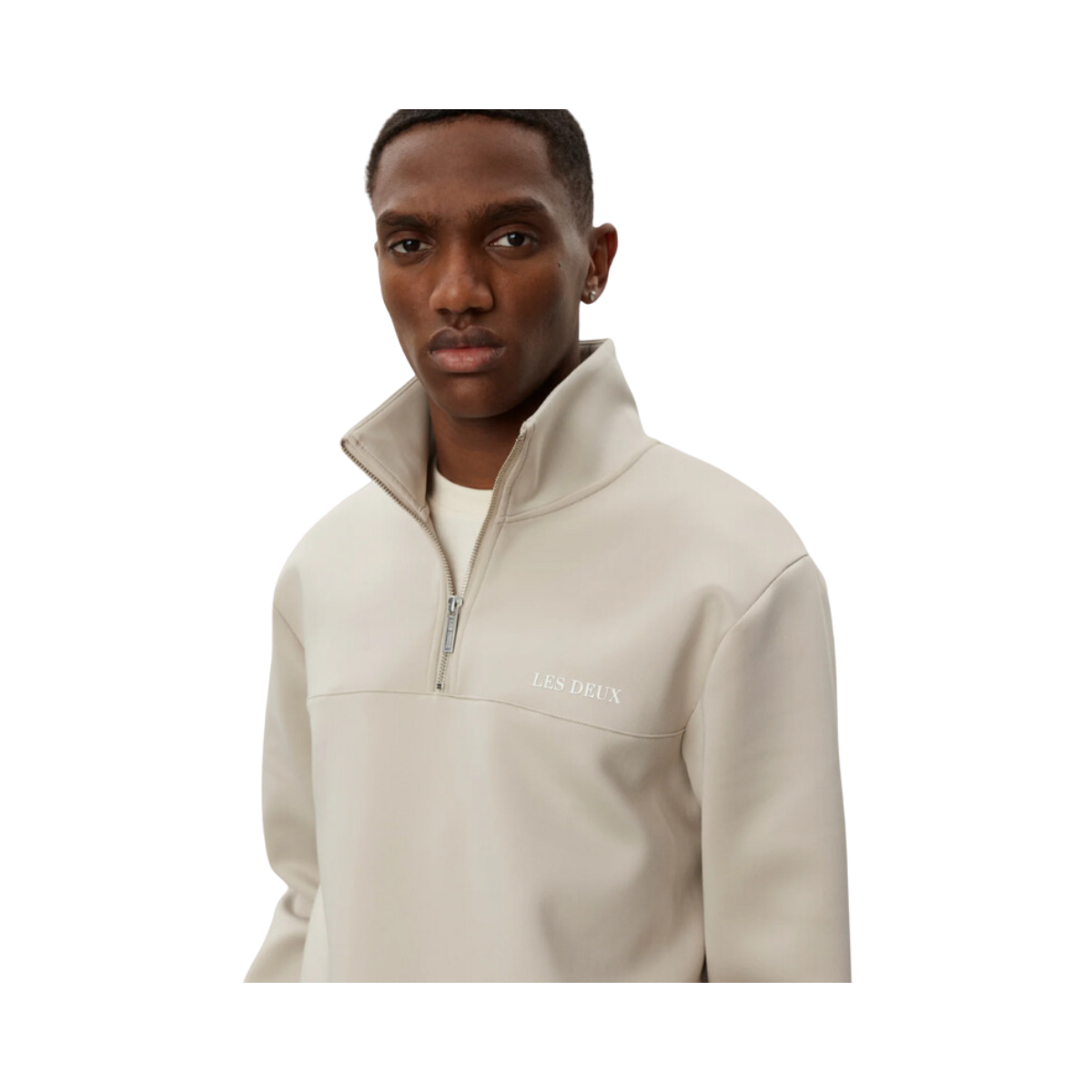 Ballier Track Half-zip Sweatshirt - Beige