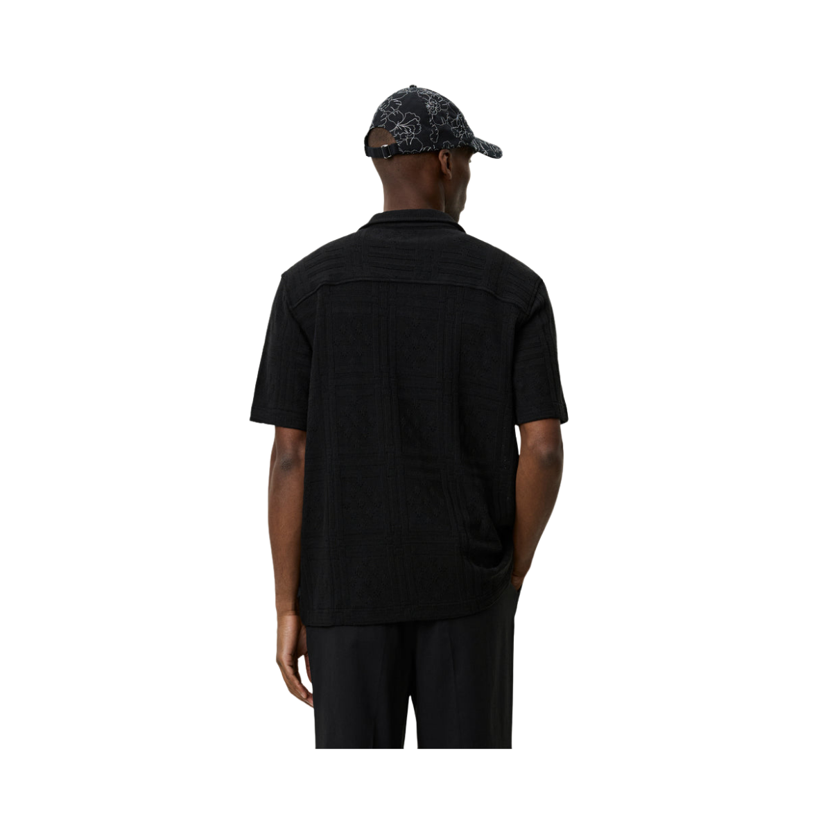 Hector Pointelle SS Shirt - Black