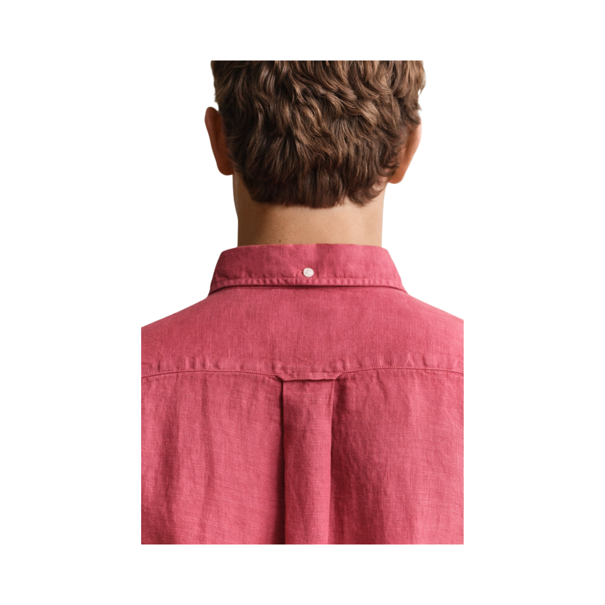 Gmnt Dyed Linen Shirt - Dusty Brick Red