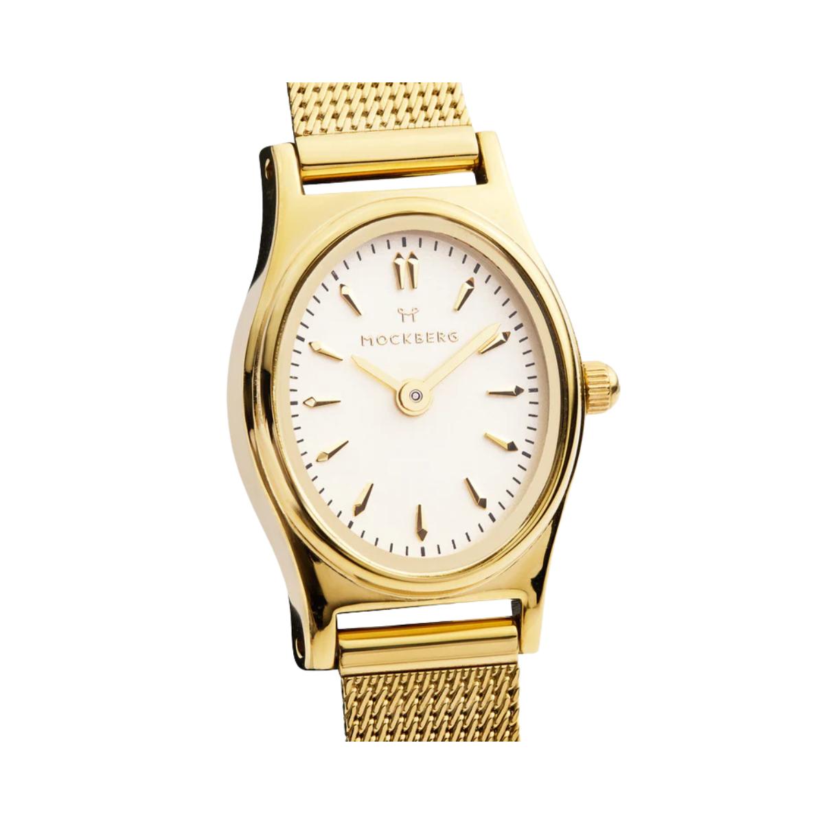 Retro Mesh Gold Watch - gold