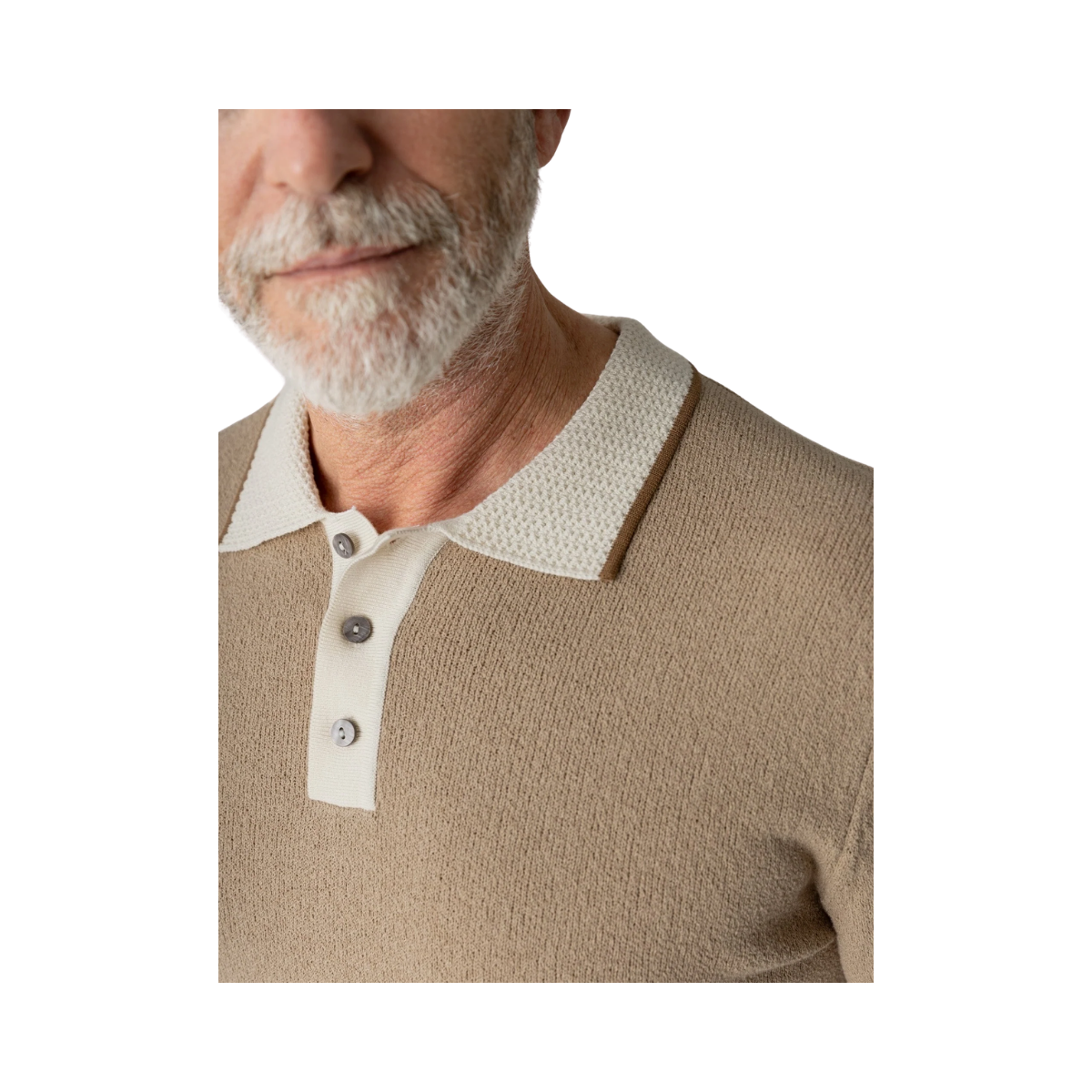 MMGFrancesco Polo SS Knit - Dune