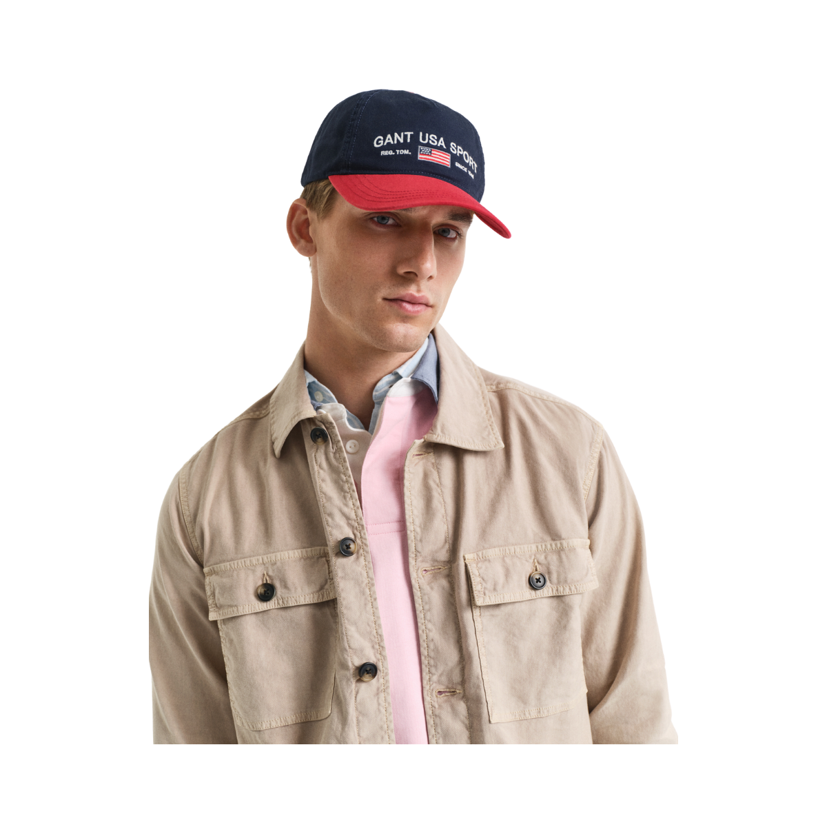 Reg Cot/Linen Overshirt - Dry Sand