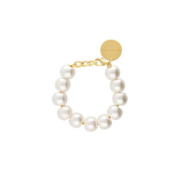 Beads Bracelet - White