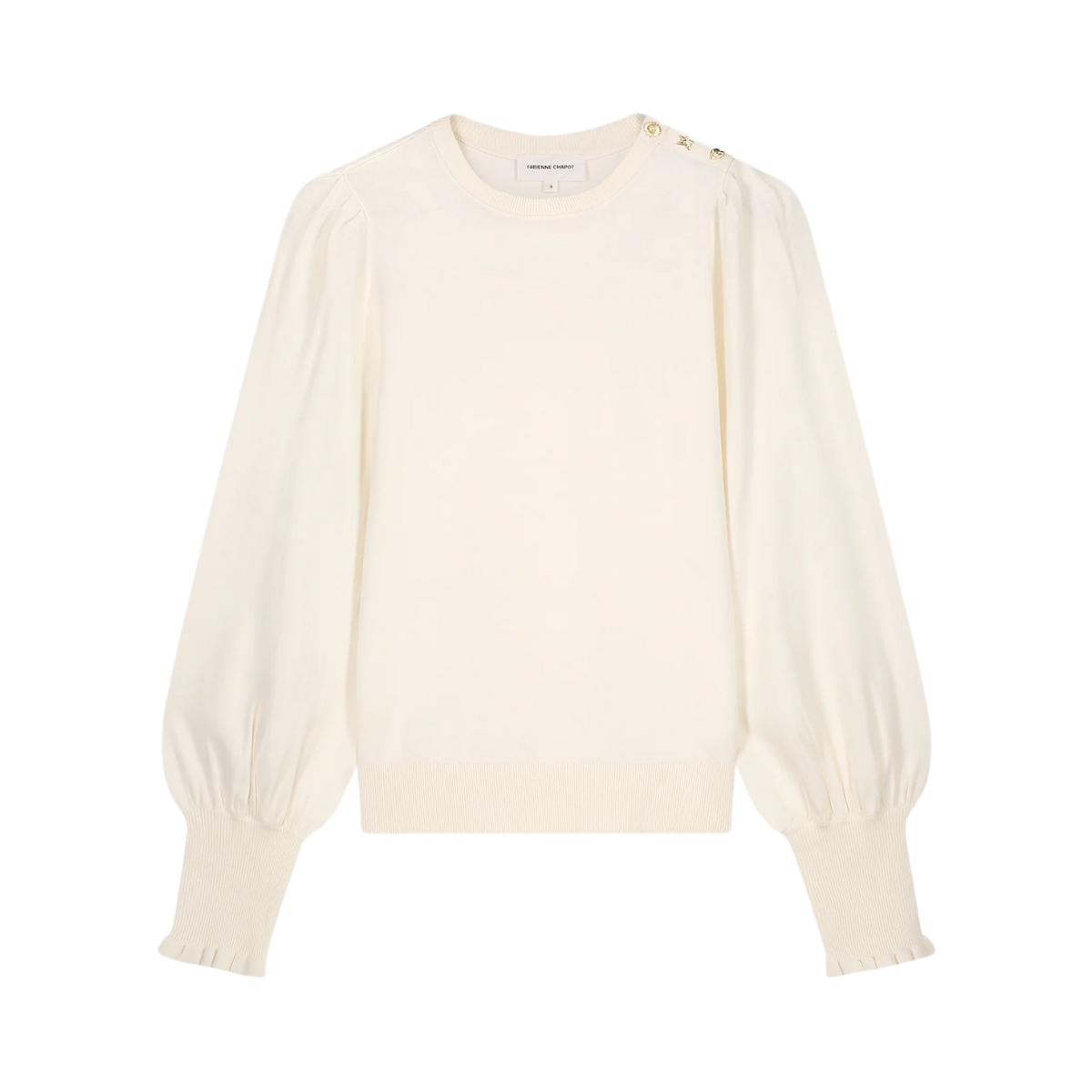 NOOS Molly Balloon Pullover - Cosy White