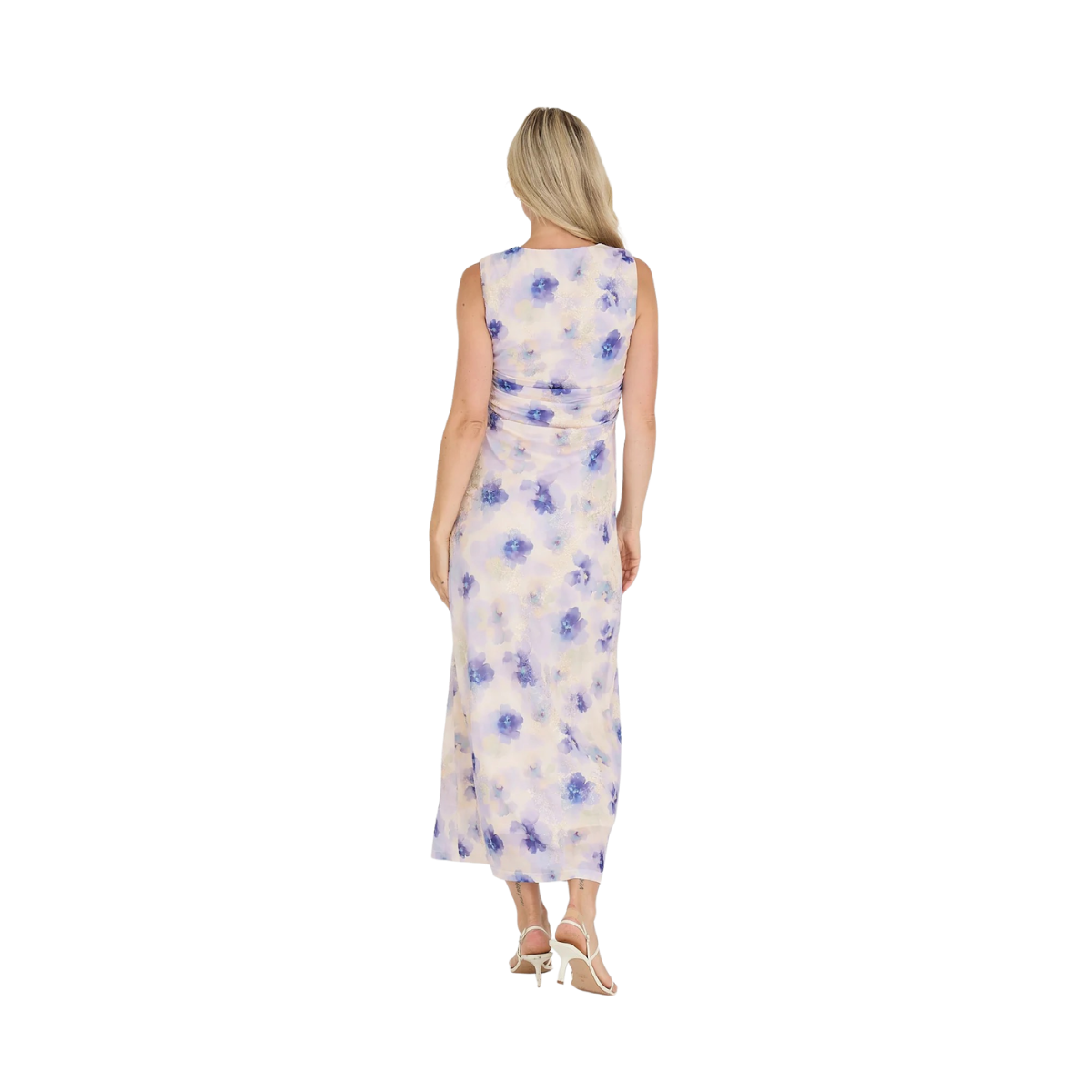 Belena Dress - Purple/Yellow