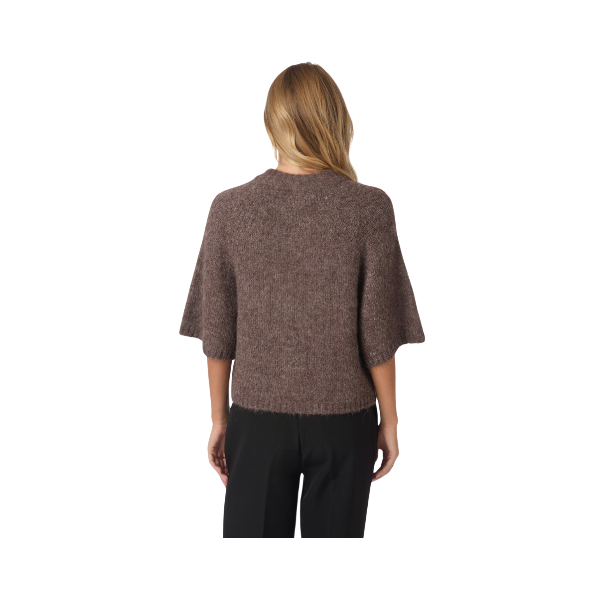 Benuta Fluffy Knit Cardigan - Light Brown