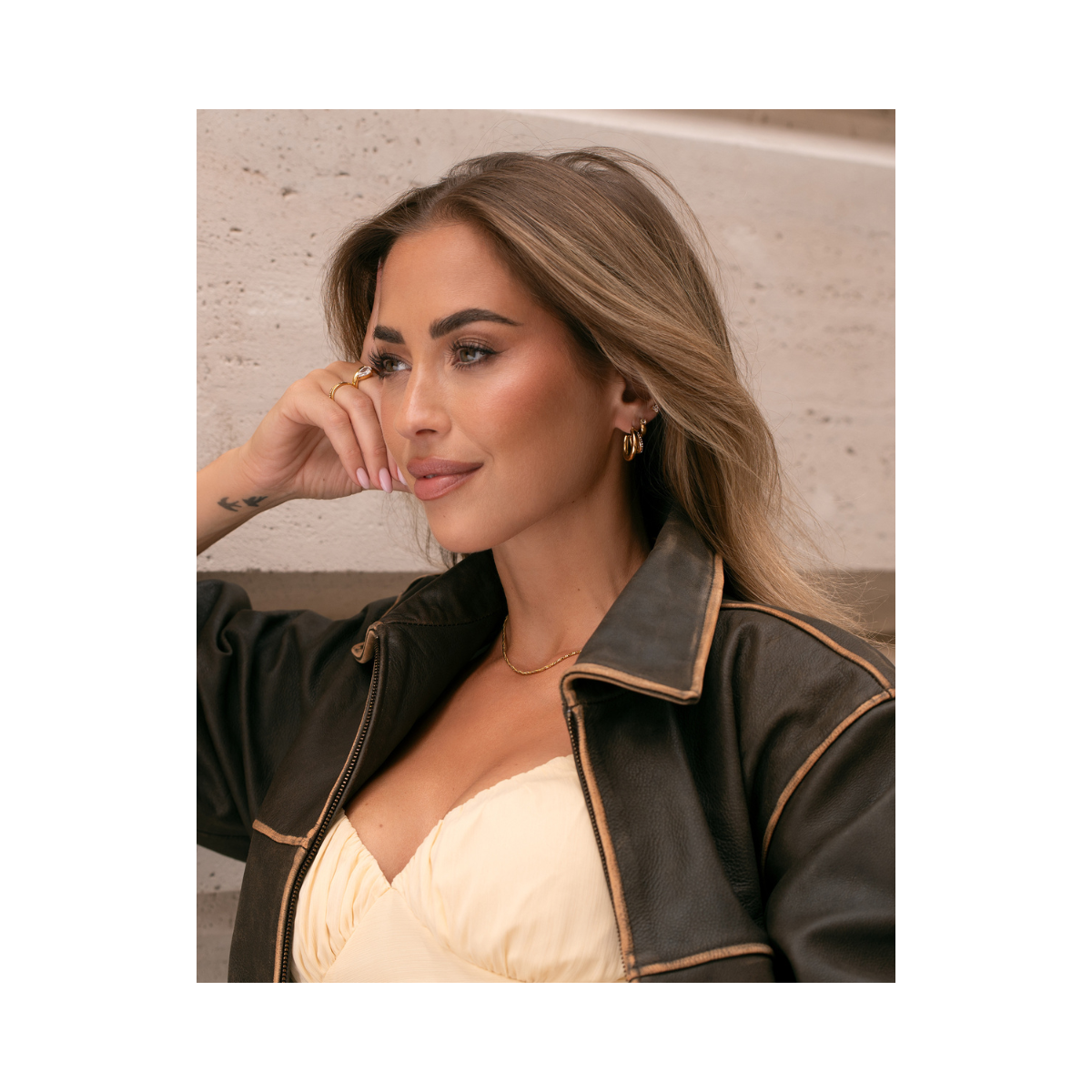 Raya Gold Hoops - gold