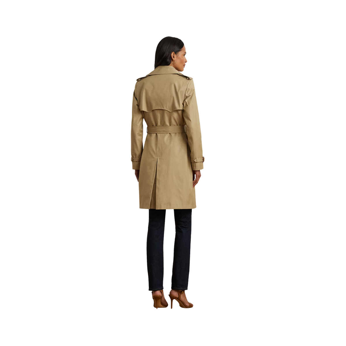 Belted Lined Coat - Birch Tan