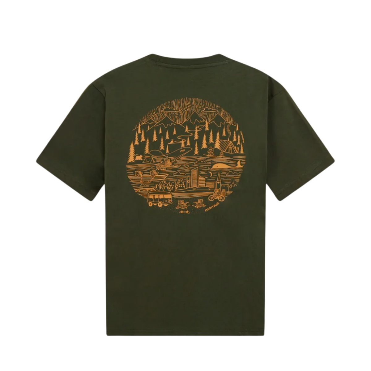 Back Print T-Shirt - Forrest Night