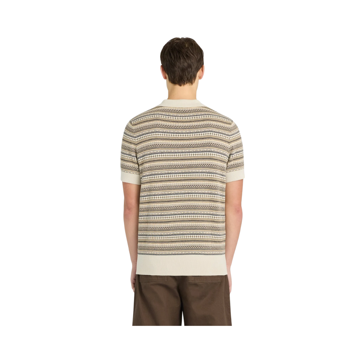 Fairisle SS Polo - Cove