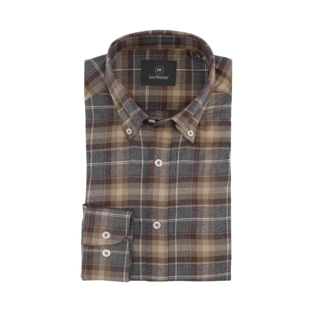 Flannell Shirt - Brown Check