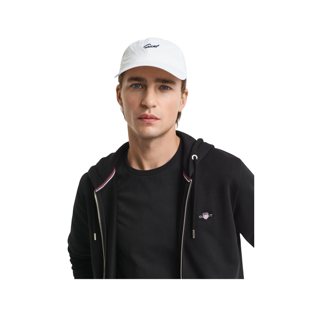 Shield Full Zip Hoodie - Black
