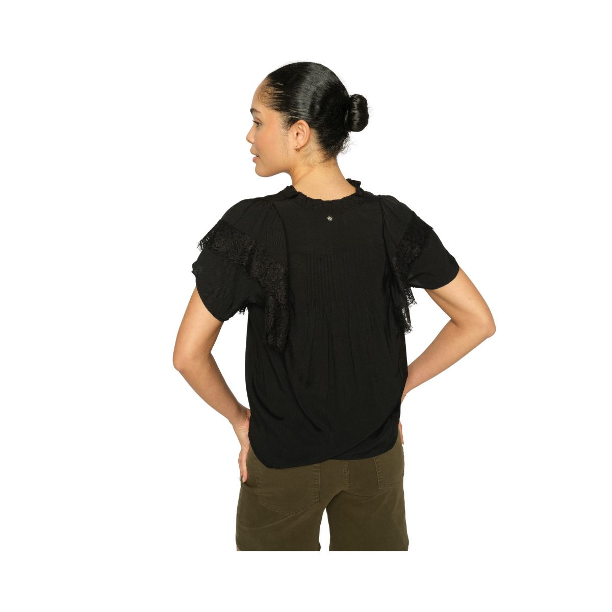 MMWea Flowish Blouse - Black