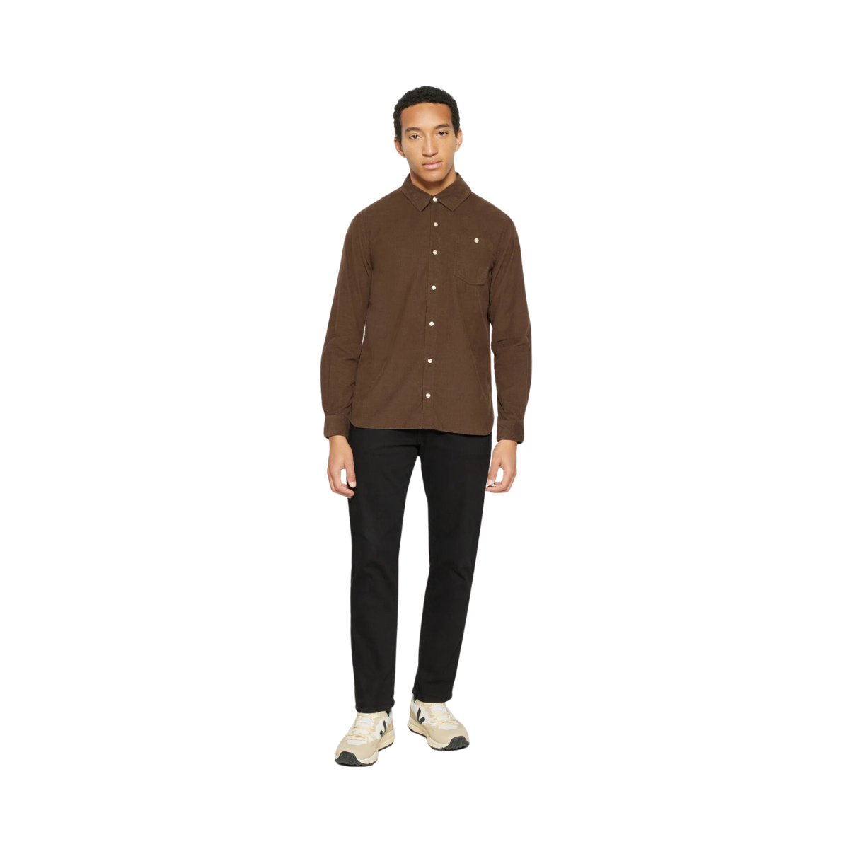 Reg Corduroy Shirt - Brown