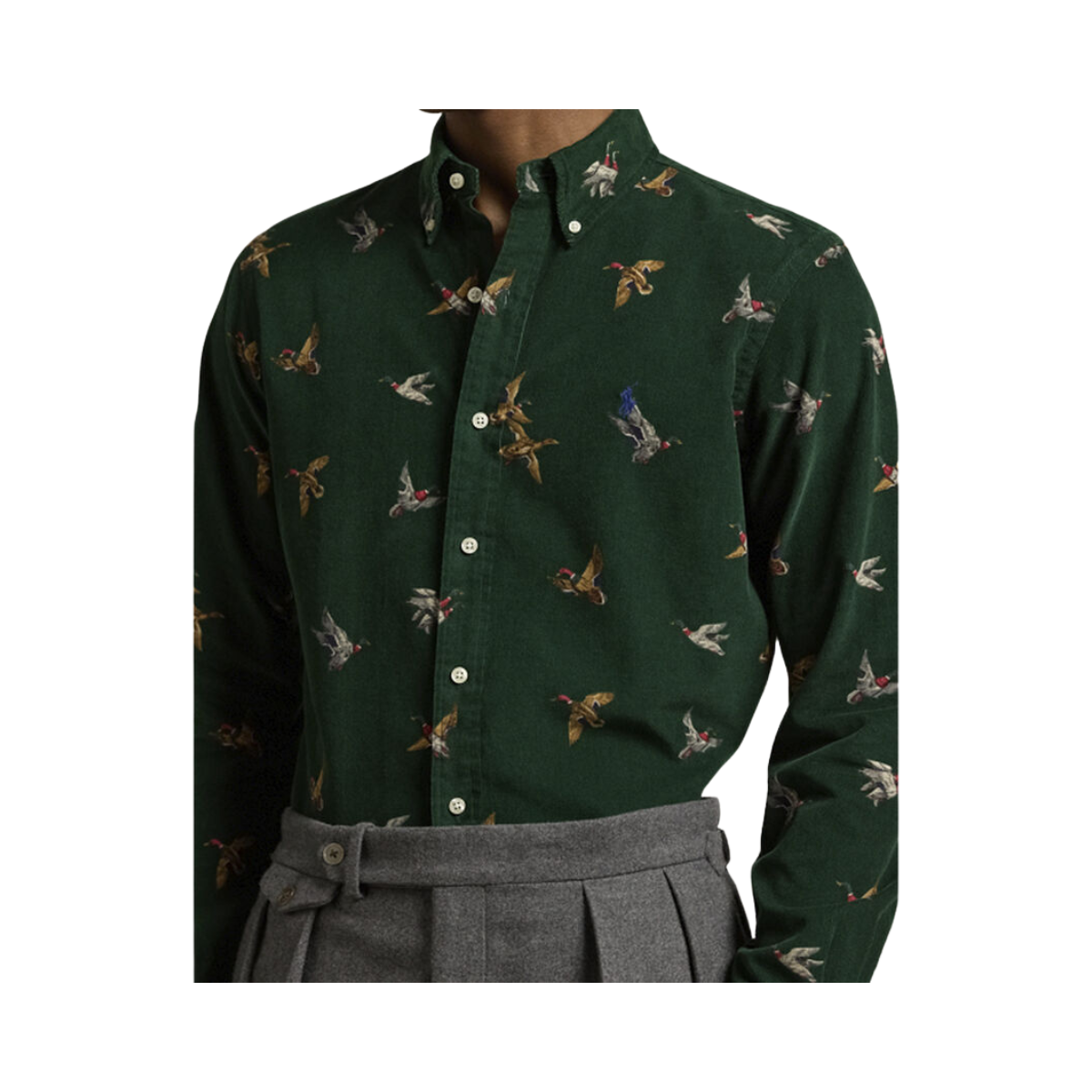 Long Sleeve Sport Shirt - 001 Mallard Flight