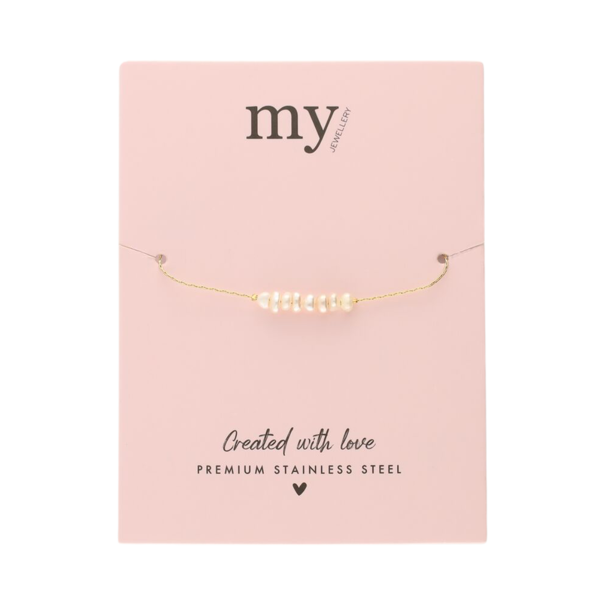 Bracelet mini pearls - Gold