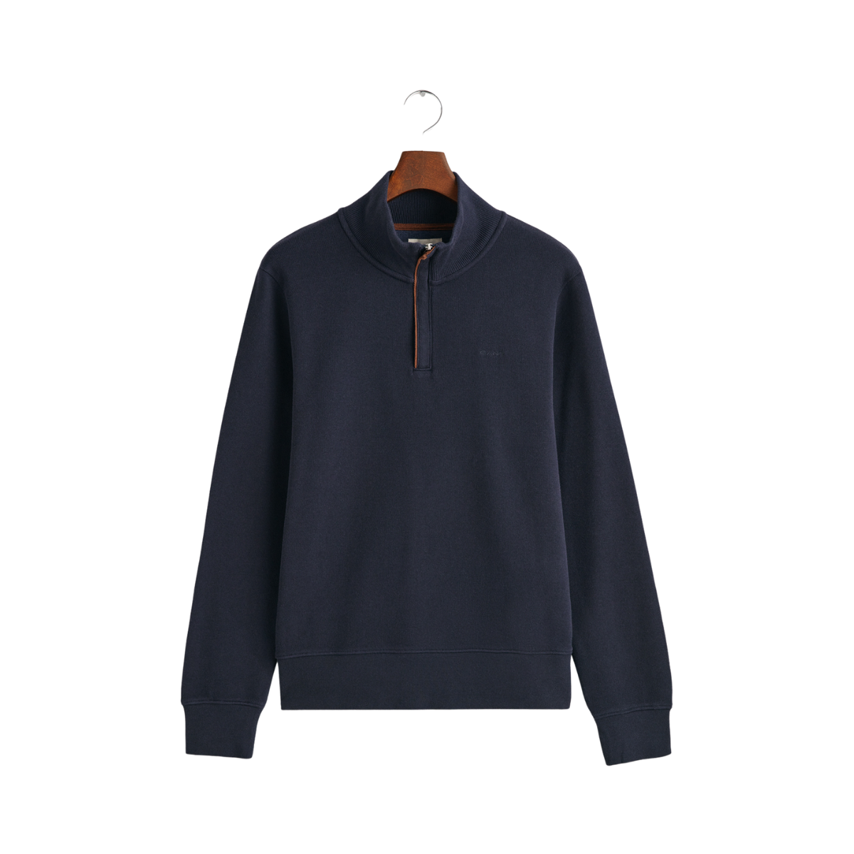 Sacker Rib Half-Zip Sweatshirt - Navy