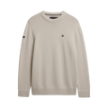 Preppy Cotton Jumper - Sailcloth White