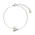 Bracelet heart horizontal - Silver