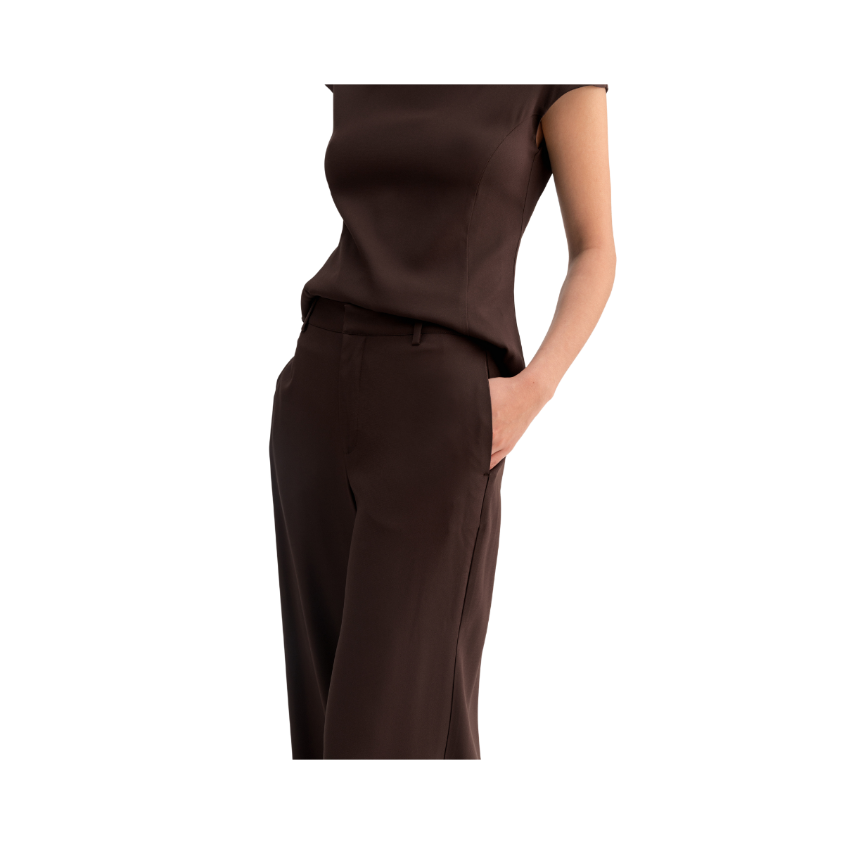 Mila Trousers - Dark Brown