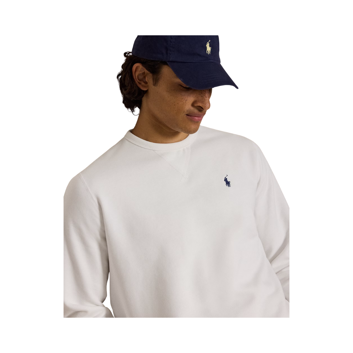LS Fleece Sweater - White