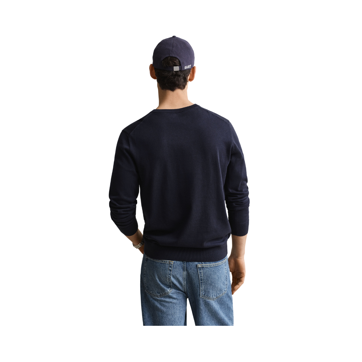 Cotton Sweater - Evening Blue