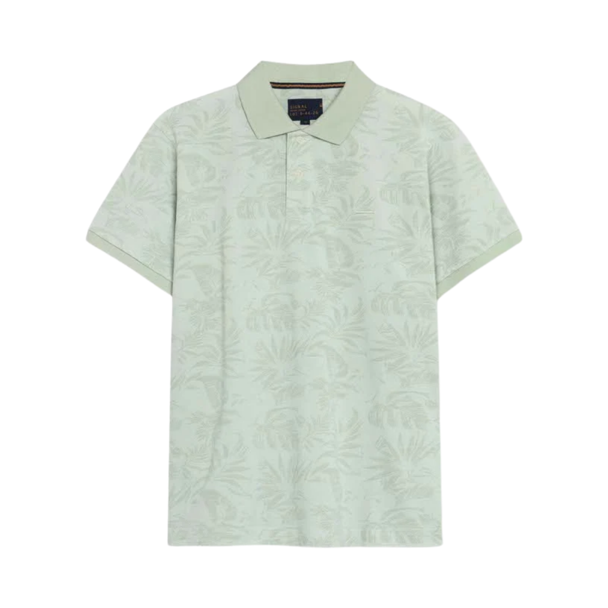 RavenSi Aop Jaquard Polo - Laurel Green