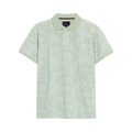 RavenSi Aop Jaquard Polo - Laurel Green