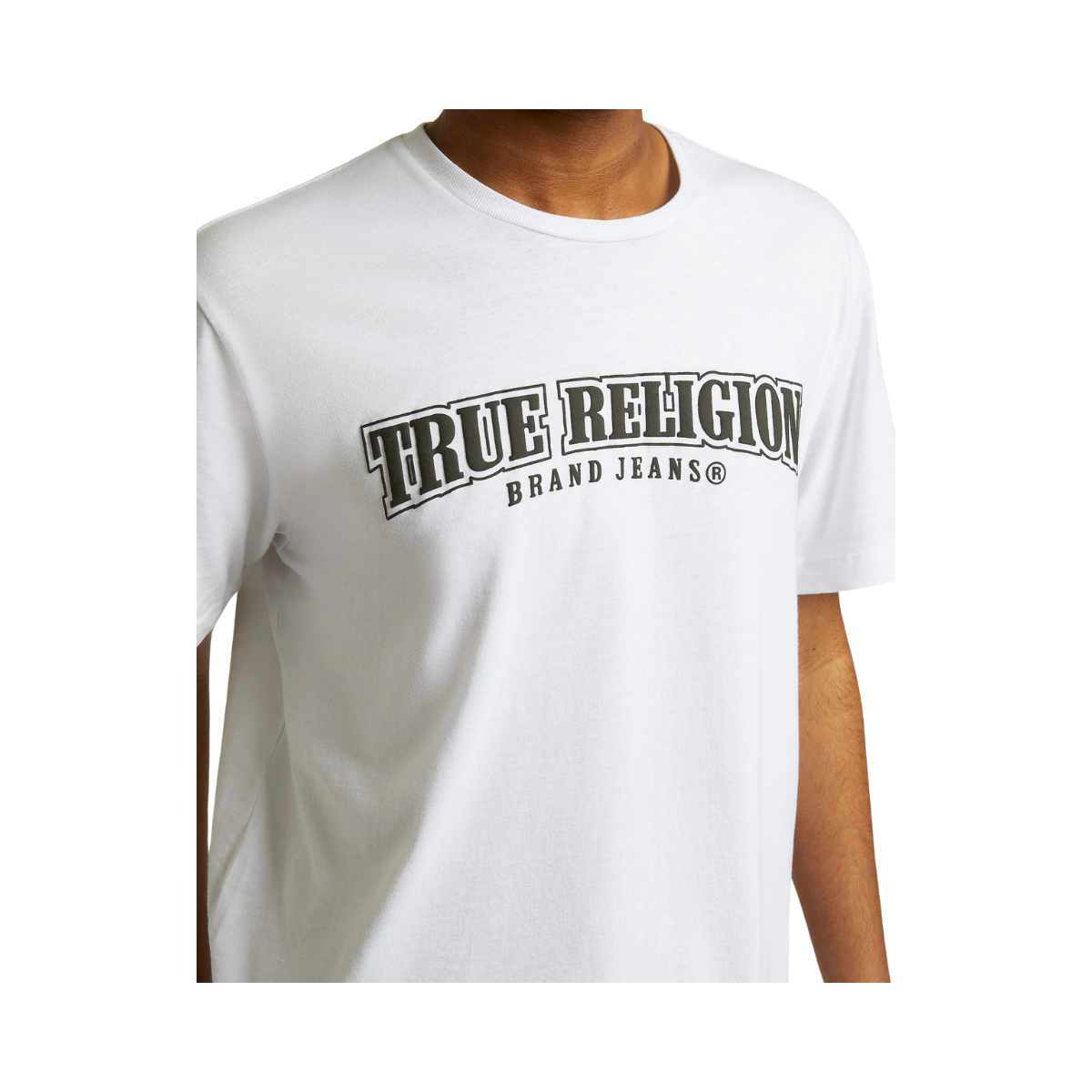 Relaxed Painted Tee - Optic White/Black