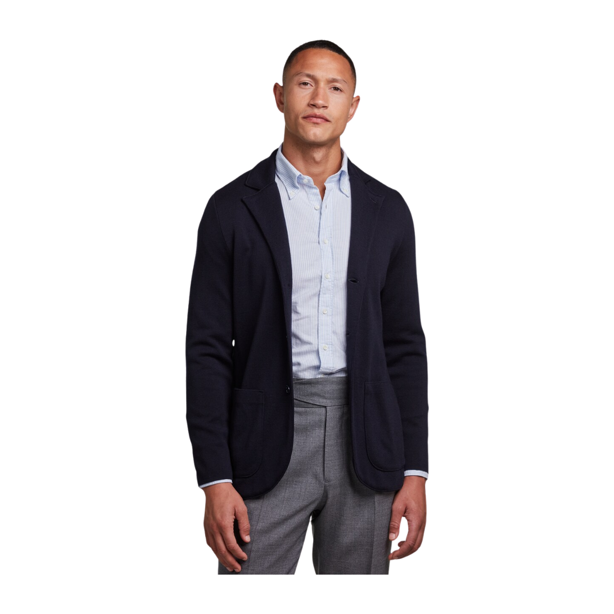Slimline C26 RC cuff Casual - Light Blue Stripe