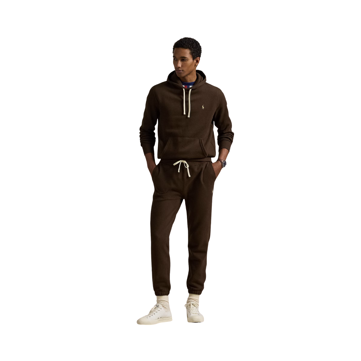 LS Hood Sweater - Nutmeg Brown