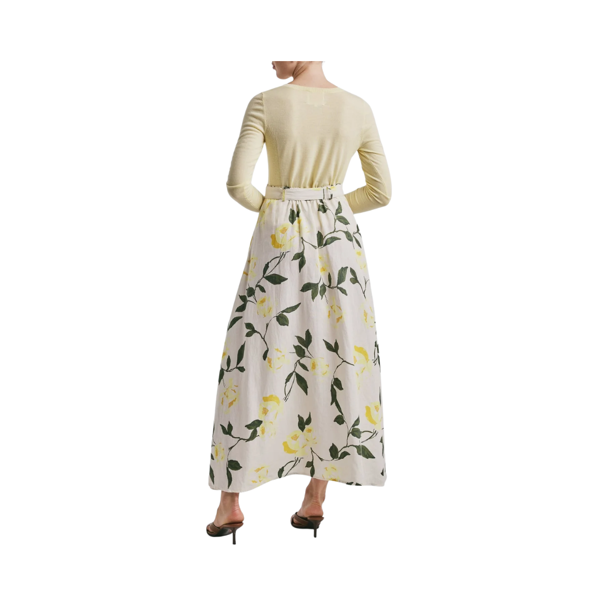 Linen Maxi Skirt - Sunlight