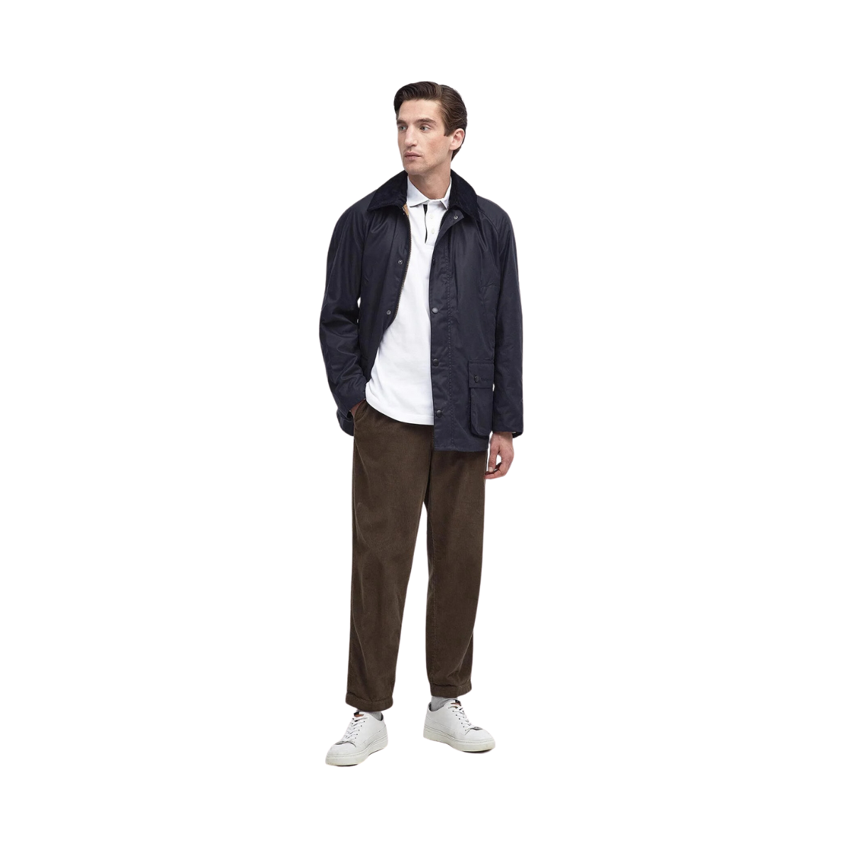 Ashby Wax Jacket - Navy