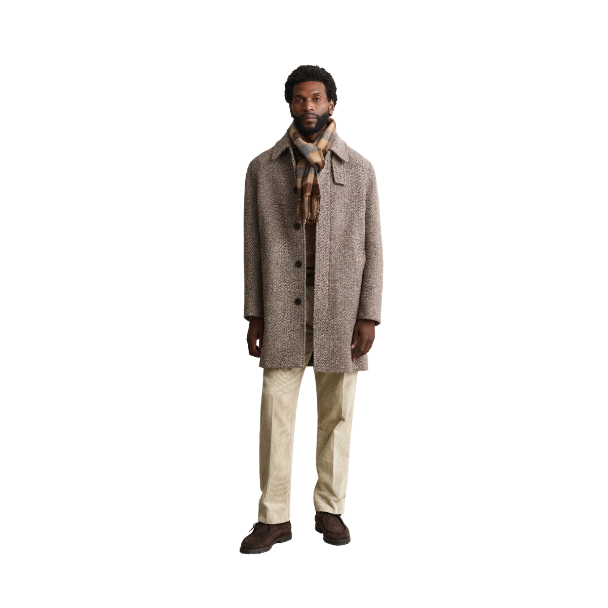 Wool Car Coat - Mist Taupe
