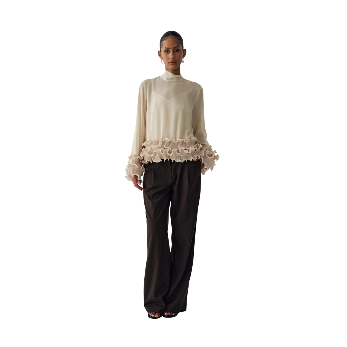 N-Latanietta Blouse - Ivory