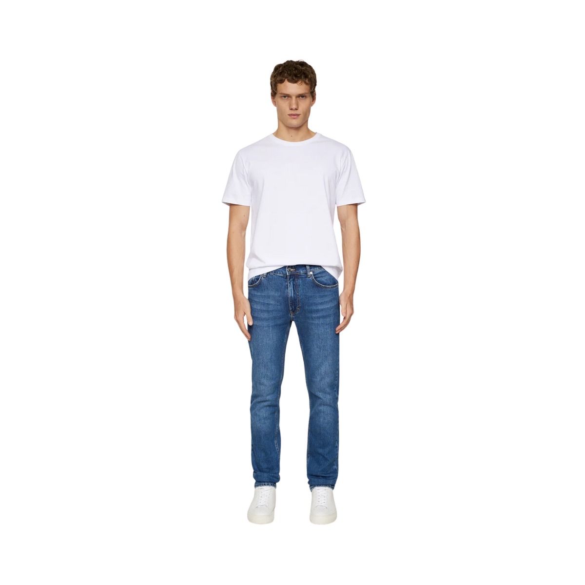 Jax Mid Wash Slim Jeans - Mid Blue